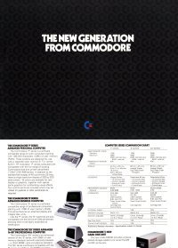 Broschüren: The new generation from Commodore.