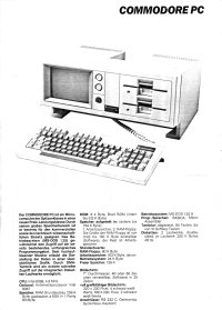 Broschüren: Commodore PC