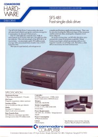Brochures: Commodore SFS 481