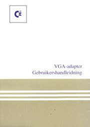 VGA-adapter Gebruikershandleiding
