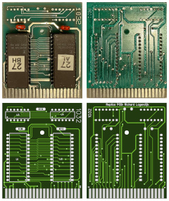 The PCB of the Handic - C64-FORTH cartridge.