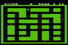 Een schermafbeelding van het spel Alien.