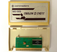 The Commodore VIC-1919 - Sargon II Chess cartridge.