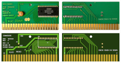 The PCB of the Commodore VIC-1919 - Sargon II Chess cartridge.