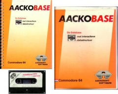 AackoBase database program with manual and original packaging.