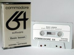 Commodore C64 educational program (cassette): Basic Lessen