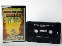Commodore C64 game (cassette): Down at the Trolls