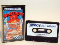 Commodore C64 game (cassette): Mr. Wimpy
