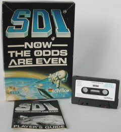 Commodore C64 game (cassette): SDI - Now The Odds Are Even