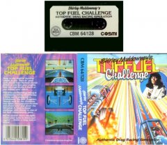 Commodore C64 game (cassette): Top Fuel Challenge