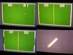 Die vier verfügbaren Spiele des Commodore 3000H.