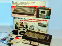 The Commodore C16 in the German BASIC Lernkurs edition.