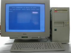 A fully working C-One with a 1541 disk drive.