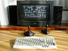Pac Boulder on the C64-DTV.