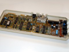 The inside of the Commodore C64 - Games System.