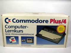 The Commodore Plus/4 in the German BASIC Lernkurs edition.