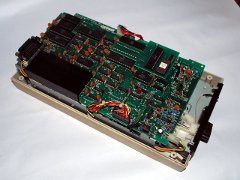 Das Innere des Commodore SFD-1001 Laufwerk.