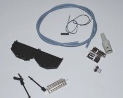 Parts for building a X1541 cable.