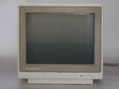 The front side of the Commodore 1407 monitor.