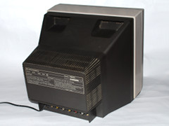 Rear view of the 1801 monitor.