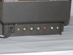 The audio and video connections.