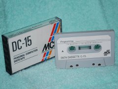Cassette with box.