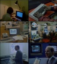 A Commodore C64, CMB-II computer, 1541 disk drive and 1702 monitors in Commercial Breaks.