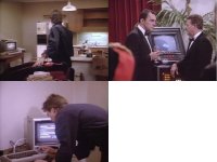 Commodore C64 and 1541 in the TV-series MacGyver.