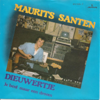 A Commodore CBM/PET on the cover of a 7-inch single from Maurits Santen.