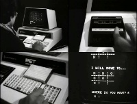 An Commodore PET 2001 computer in the Polygoon Journaal.