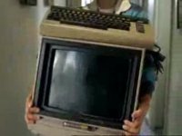 A Commodore C64 computer and a 1701 monitor in the TV-commercial from Subaru.