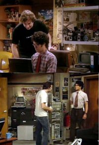 Commodore PET computer in the comedy: The IT Crowd
